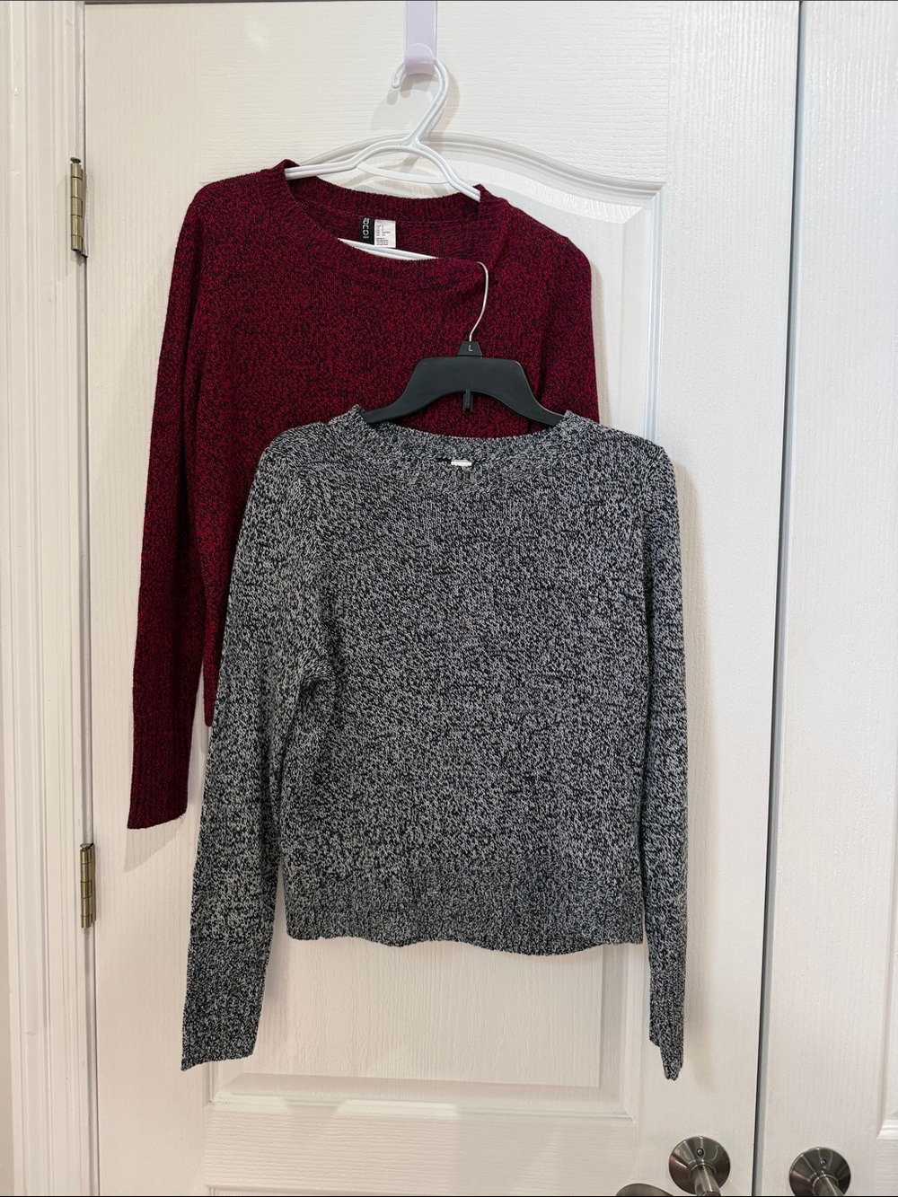 H&M Sz S Crewneck Knit Sweaters set of 2 NWOT